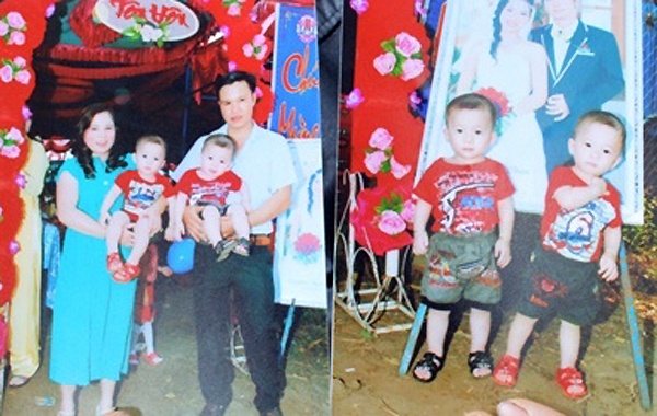 Hai con trai song sinh của chị Tâm đã được đưa về bên nội chăm sóc. Ảnh: Khải Hoàng.