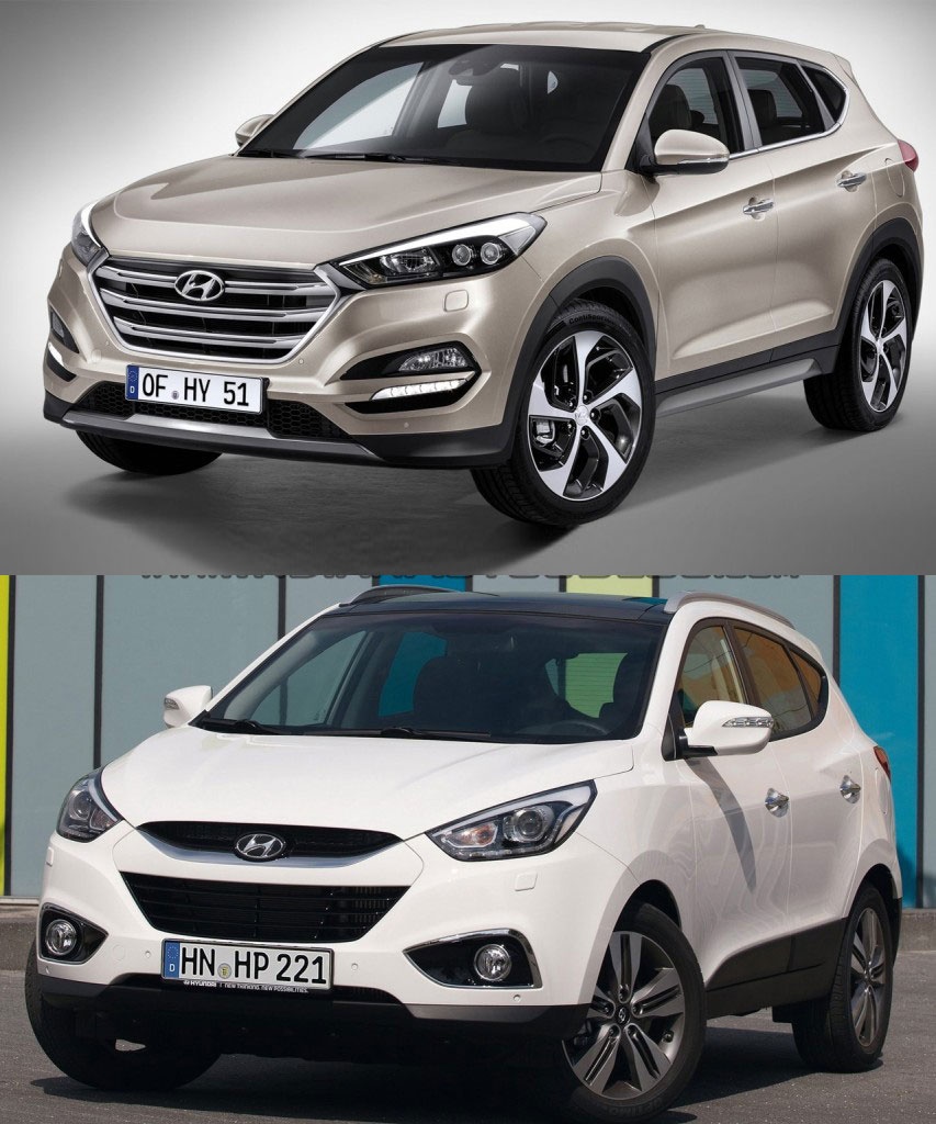 Hyundai Tucson thế hệ mới và cũ
