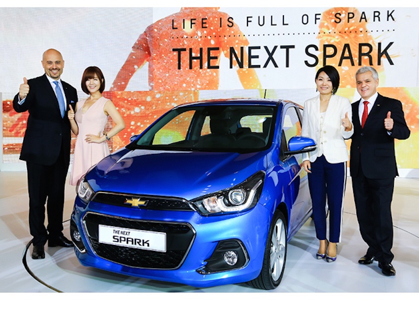 Spark 2016 vừa ra mắt tại Hàn Quốc