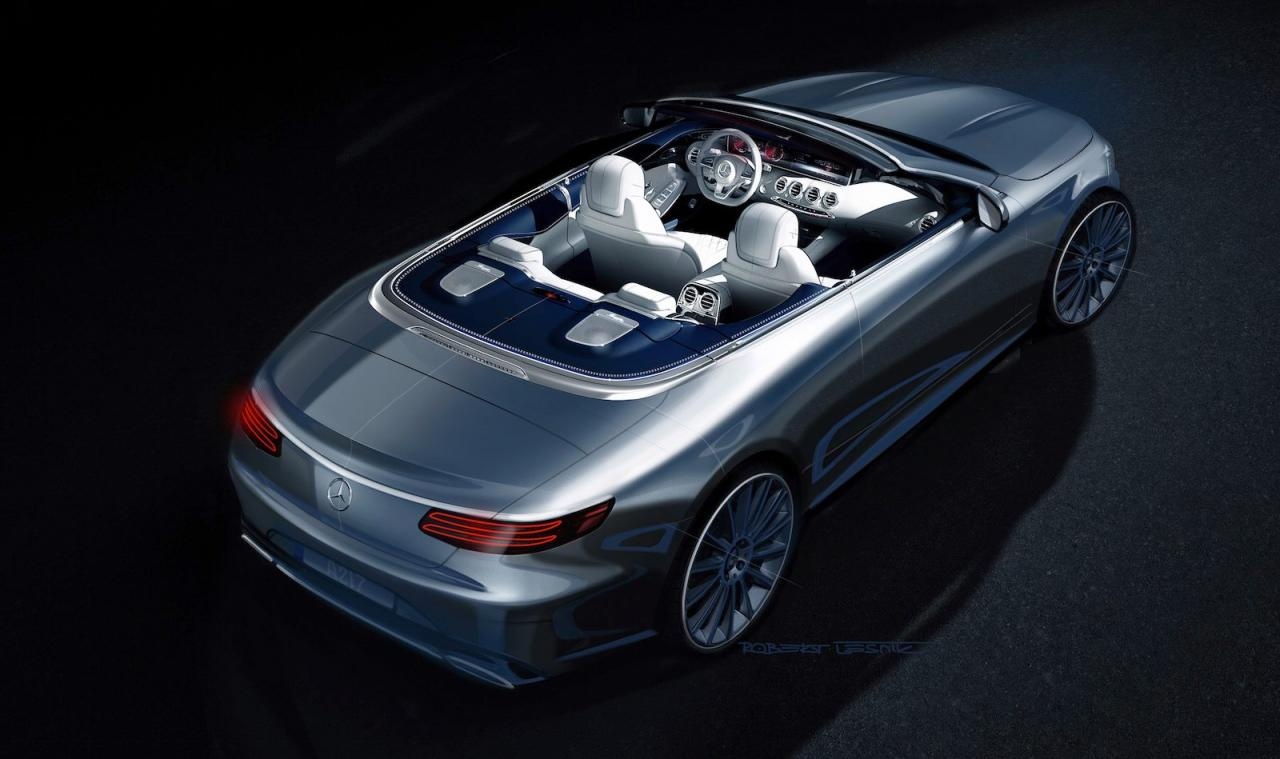 Hình ảnh chính thức đầu tiên của Mercedes-Benz S-Class Cabriolet