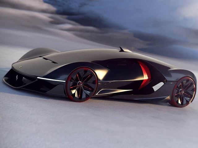 3 thiet ke tuong lai cua sieu xe Ferrari hinh anh