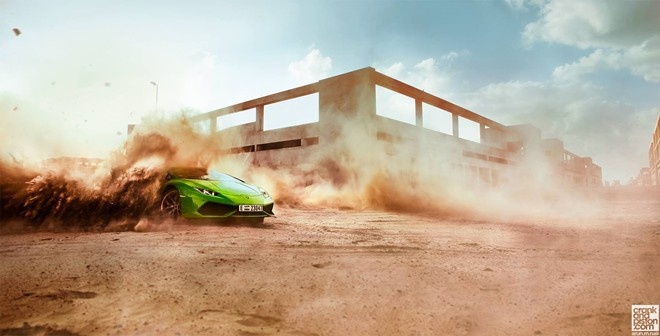 Lamborghini Huracan quay cat dep nhat the gioi hinh anh