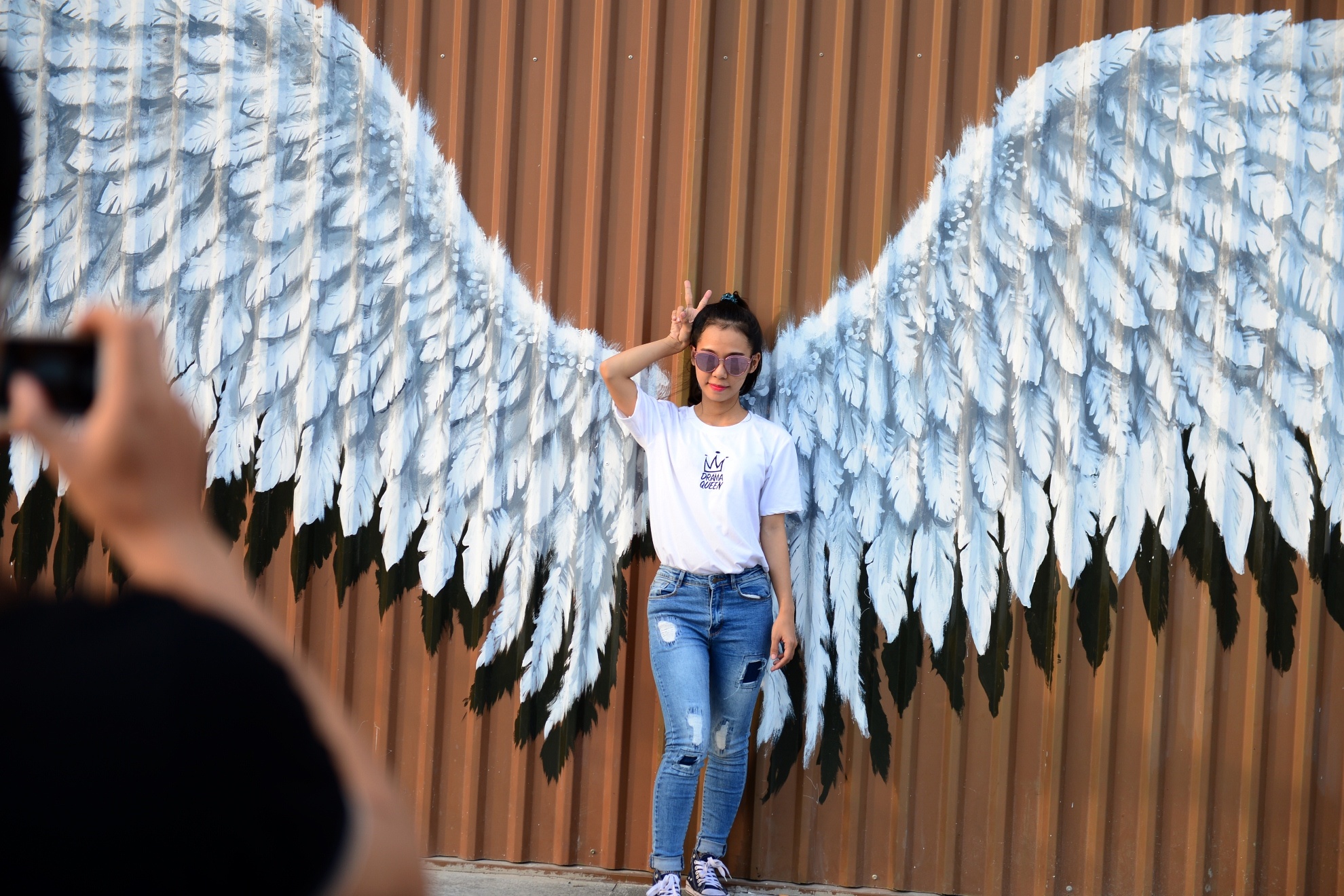 Chup anh voi doi canh thien than anh 1