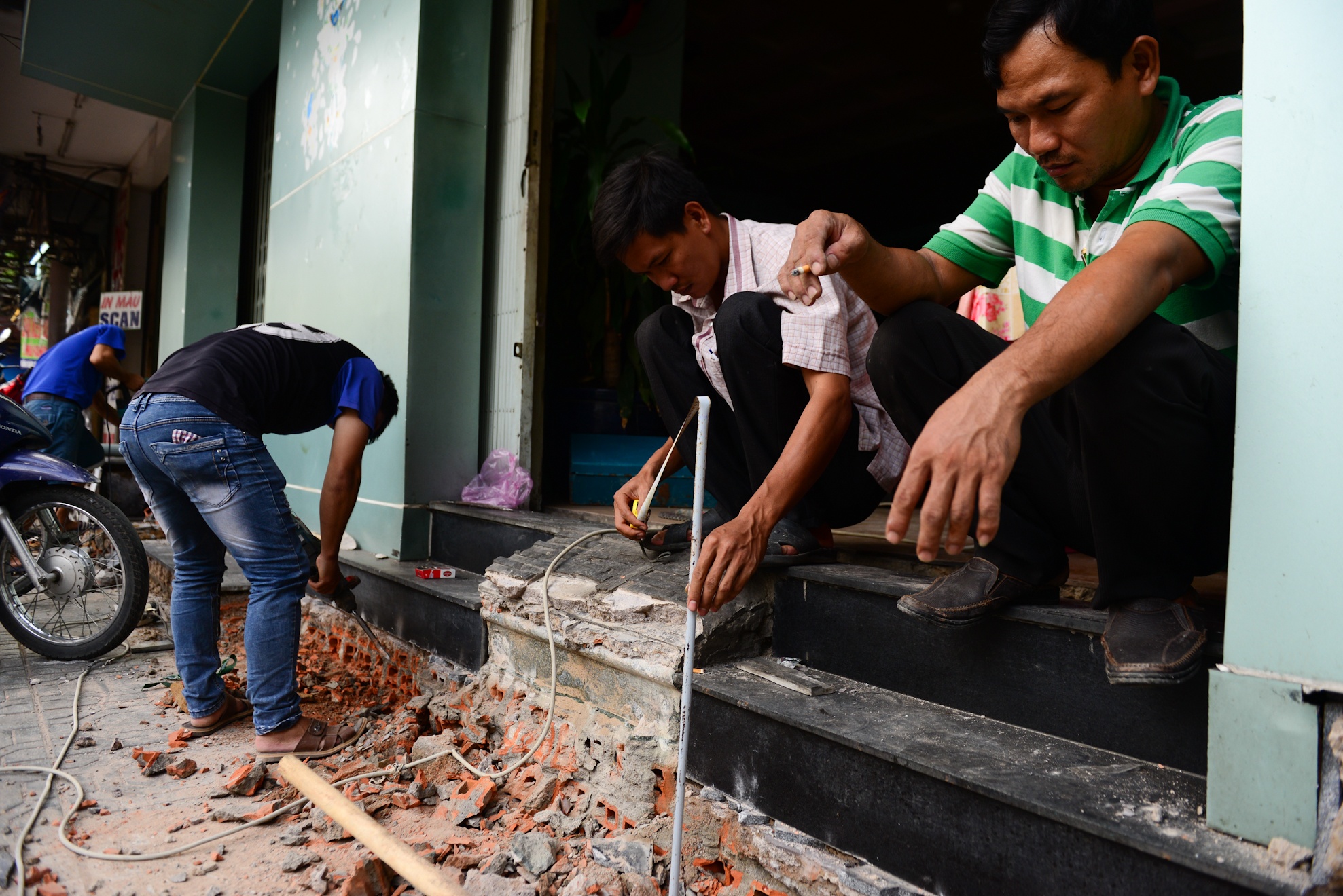 Lan chiem via he o quan 1 anh 9