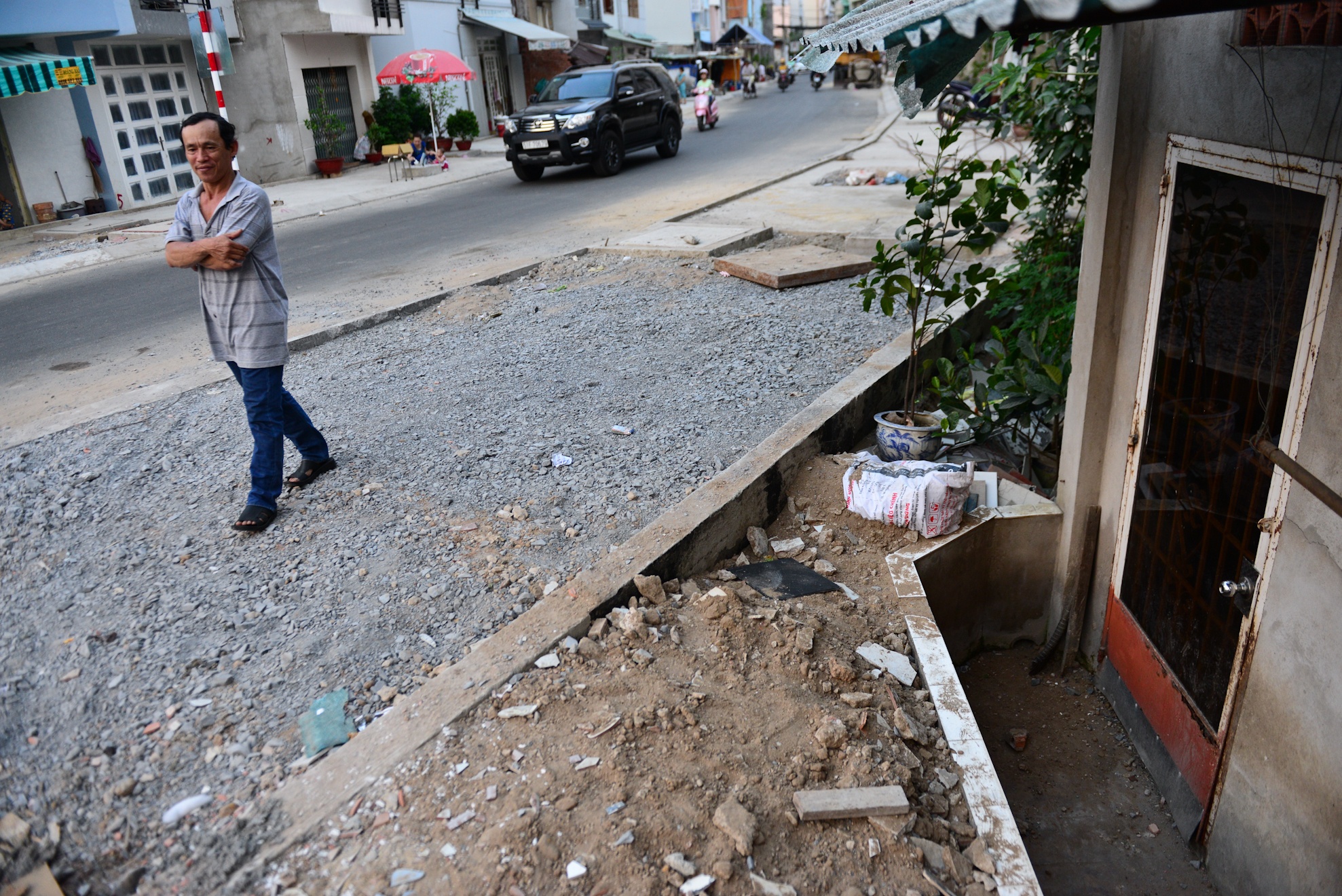 Nâng đường nhà biến thành hầm ảnh 13 Nang duong nha bien thanh ham anh 13