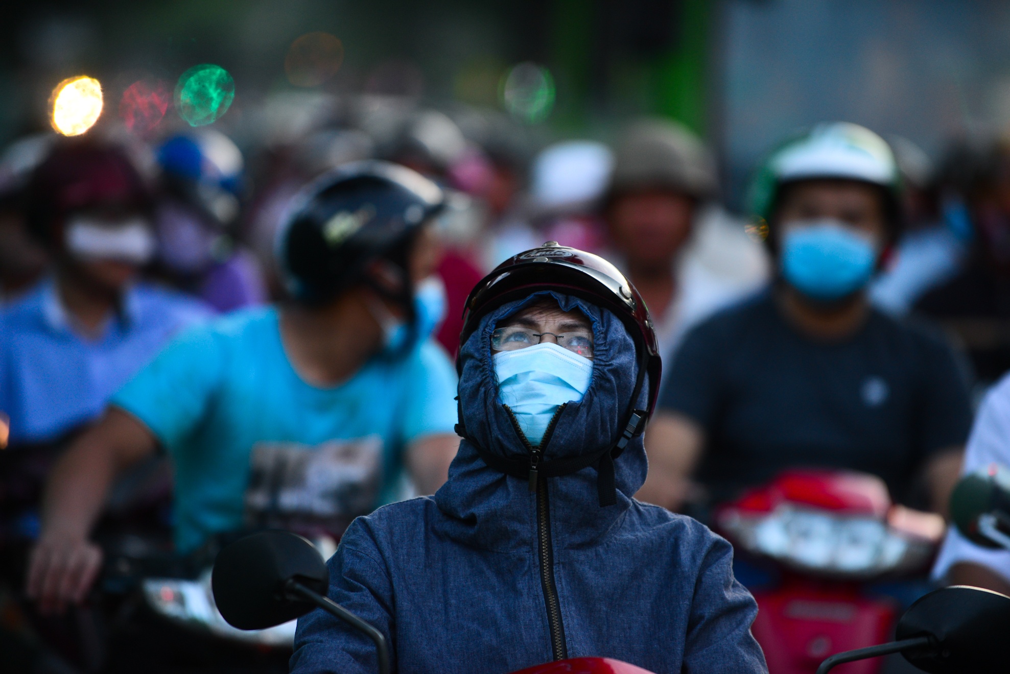 Canh ket xe khong loi thoat o Sai Gon hinh anh