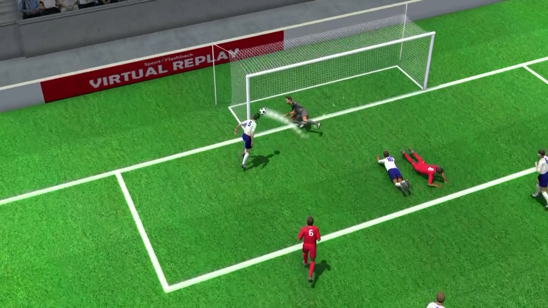 Cu dup bang dau cua trung ve John Stones duoi goc nhin 3D hinh anh