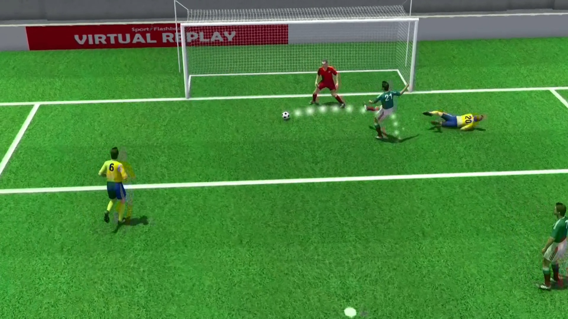 Pha phan luoi nha cua Edson Alvarez duoi goc nhin 3D hinh anh