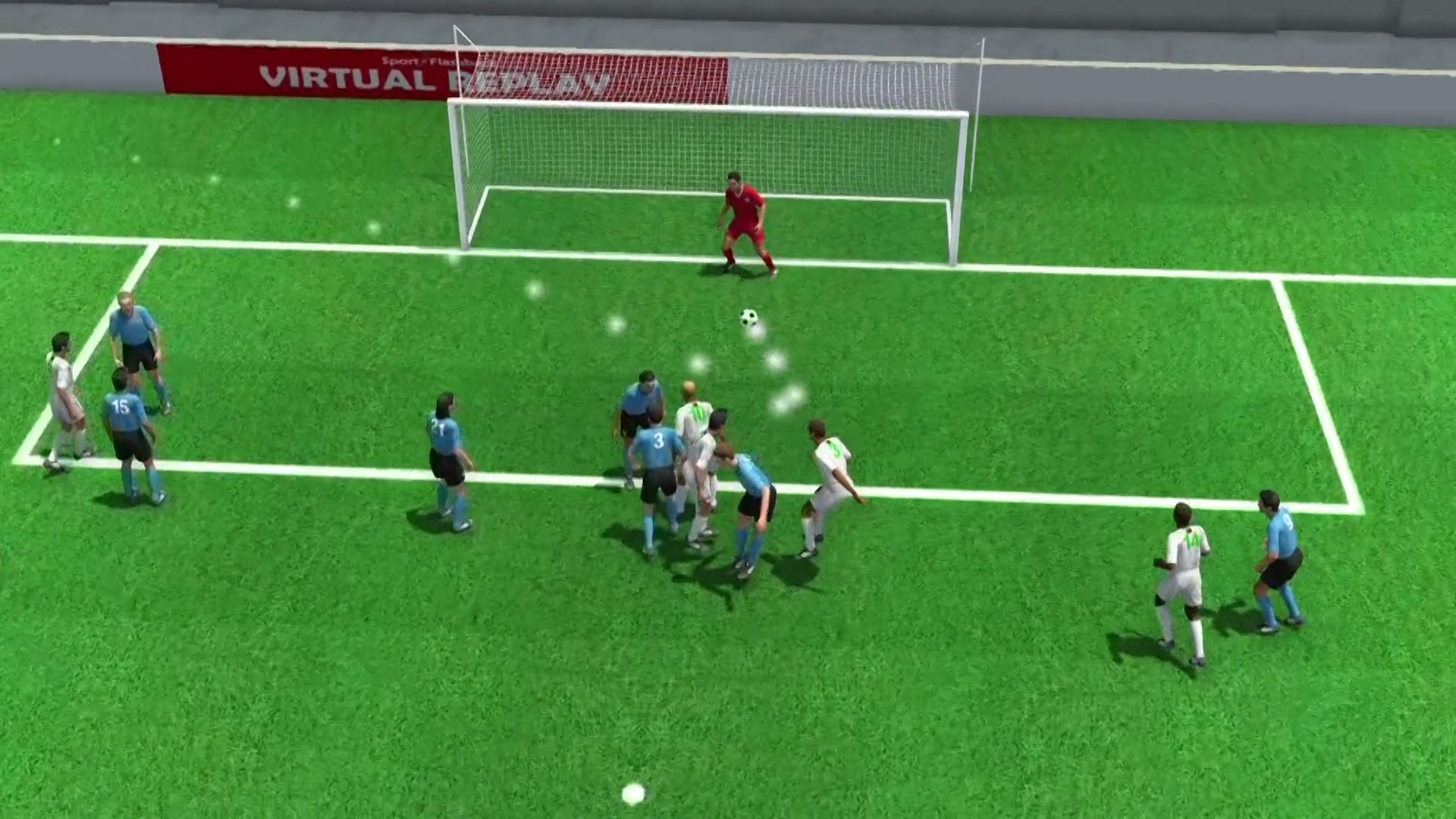 Cu danh dau go hoa cua Pepe duoi goc nhin 3D hinh anh