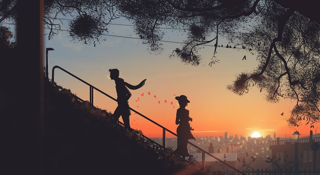 bo tranh ve tinh yeu anh 6