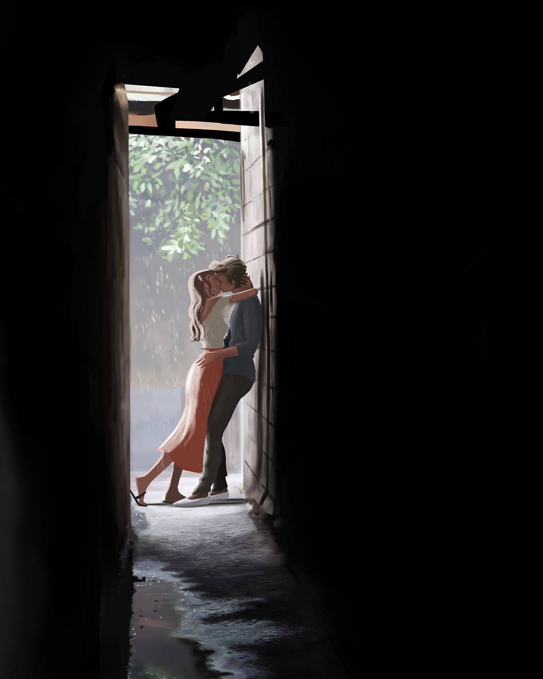 bo tranh ve tinh yeu anh 8