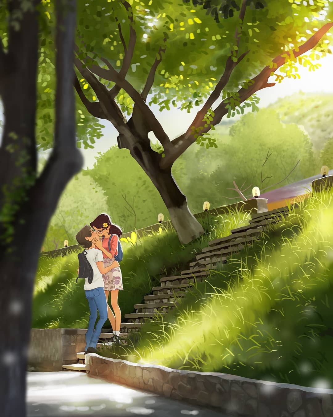 bo tranh ve tinh yeu anh 1