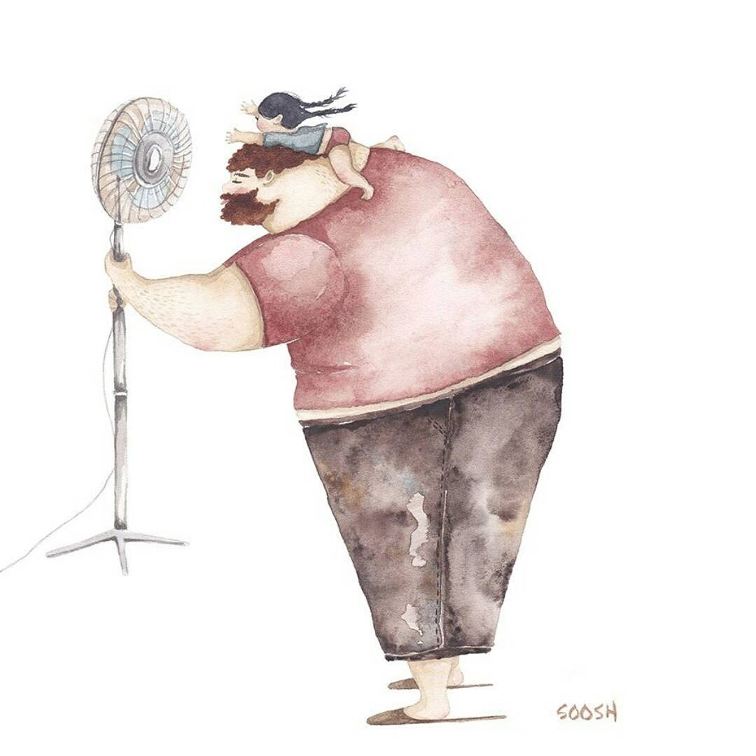 bo tranh ve tinh bo con anh 3