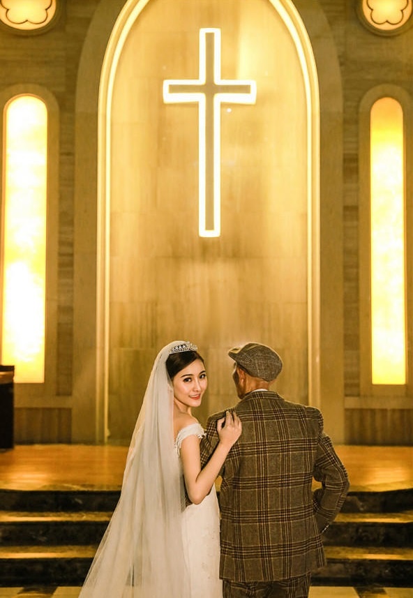 co gai chup anh cuoi voi ong noi anh 7