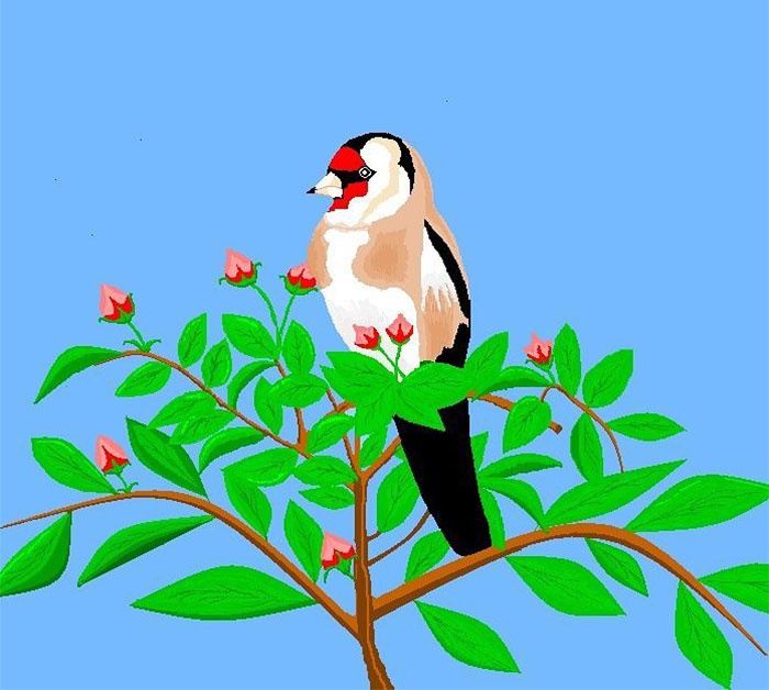 ba cu 87 tuoi ve tranh bang paint anh 8