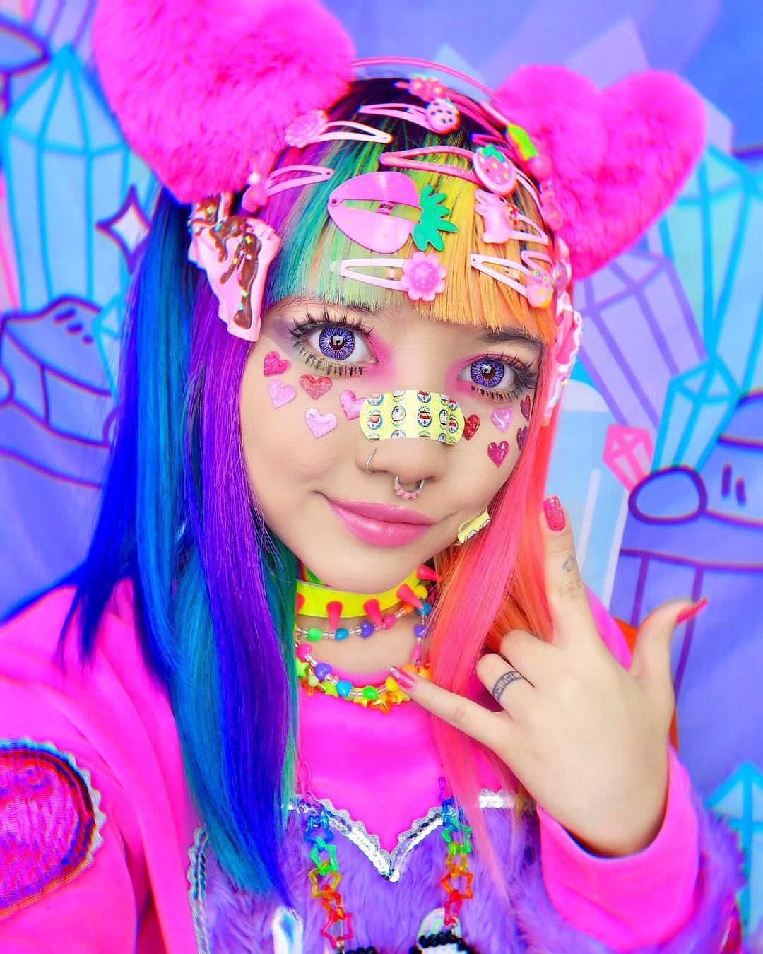 co gai cau vong anh 1