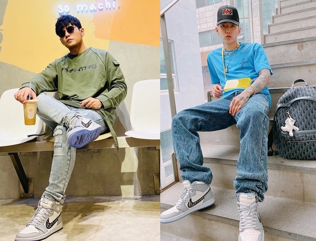 Chau Kiet Luan, Jay Park va dan sao khoe anh di giay Nike Dior hiem hinh anh