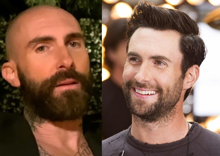 Adam Levine trong xuong sac khi cao troc, de rau ram rap hinh anh