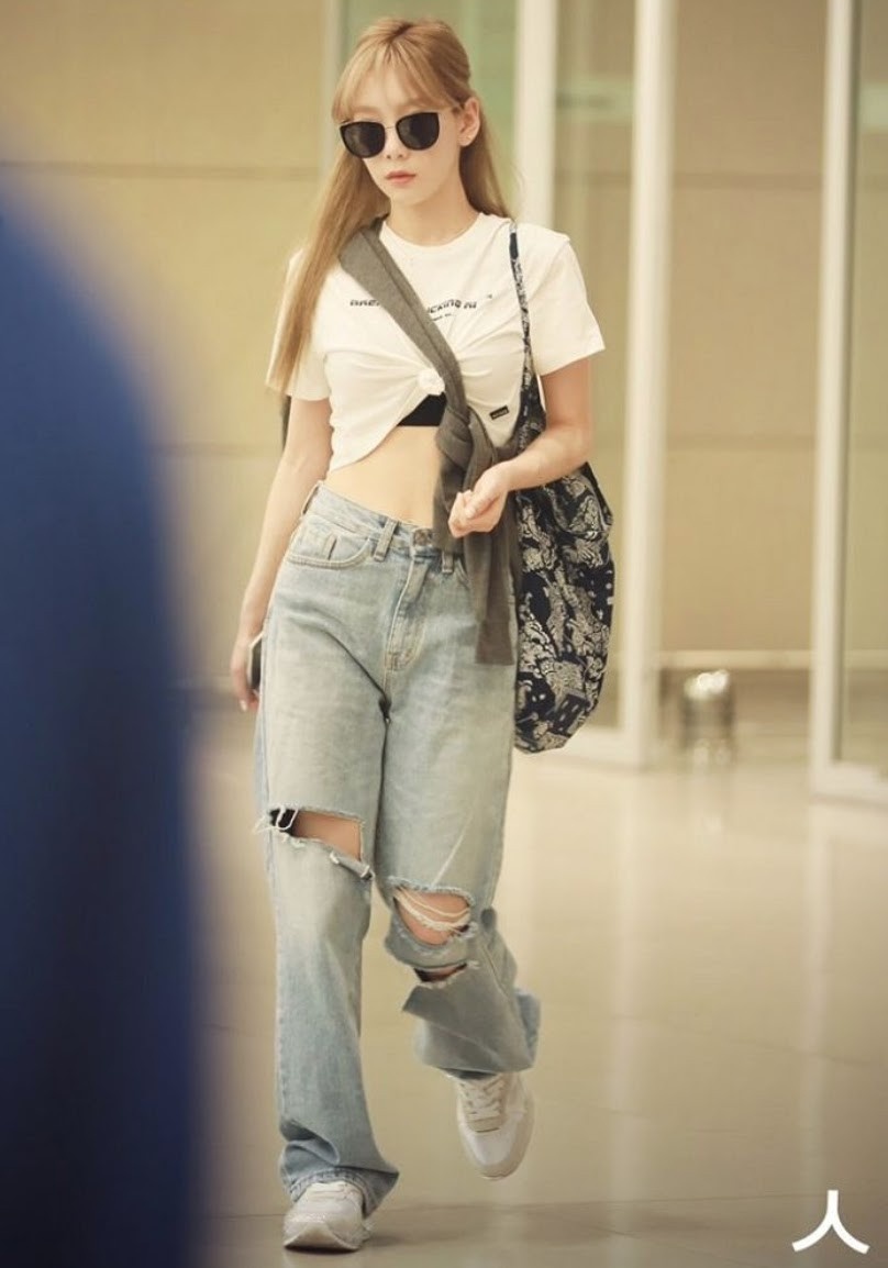 Taeyeon ở sân bay ảnh 13 Taeyeon o san bay anh 13