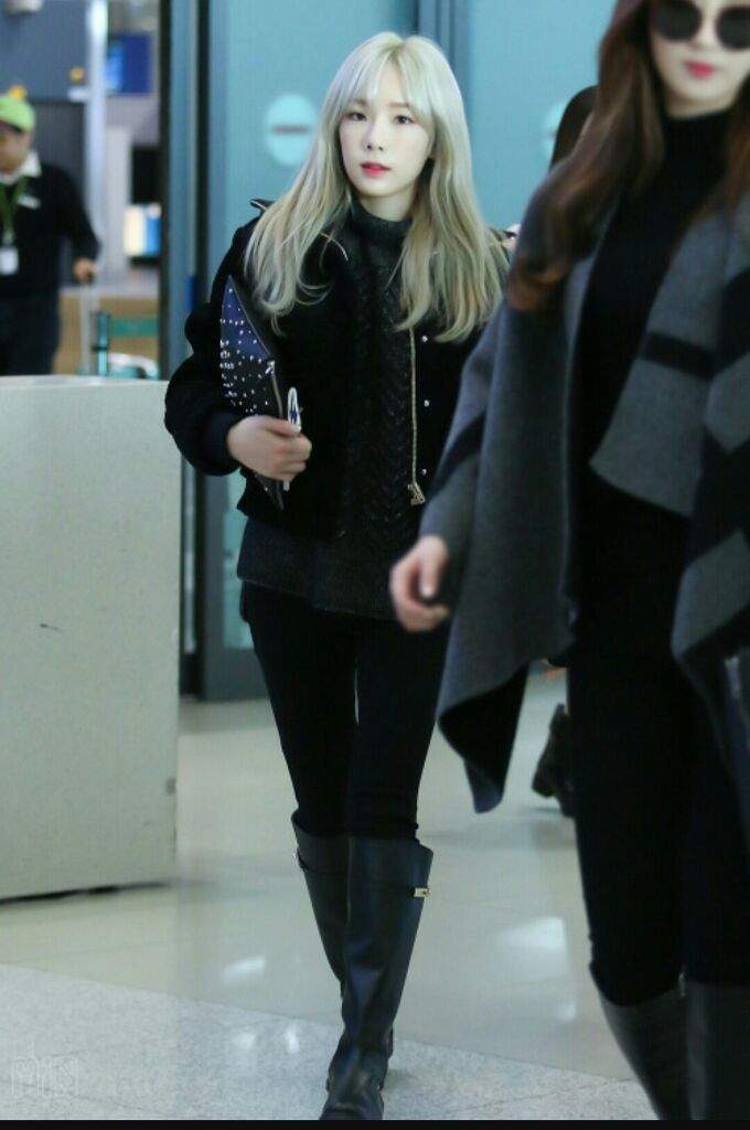 Taeyeon ở sân bay ảnh 8 Taeyeon o san bay anh 8
