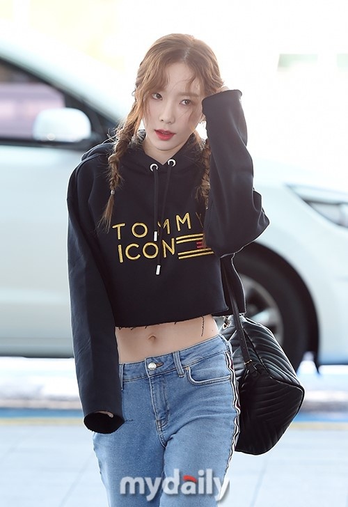 Taeyeon ở sân bay ảnh 11 Taeyeon o san bay anh 11