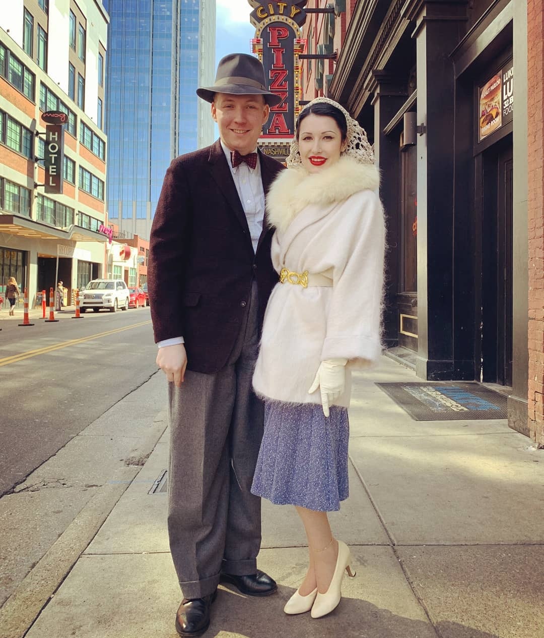 cặp đôi mặc đồ vintage ảnh 7 cap doi mac do vintage anh 7