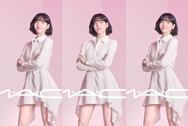 Lisa xuat hien trong quang cao MAC hinh anh