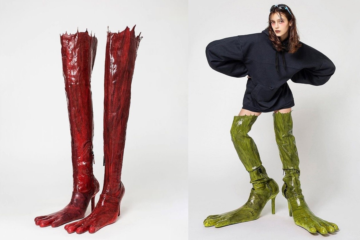 Giay cao got 4 ngon chan co gia hon 1.000 USD hinh anh