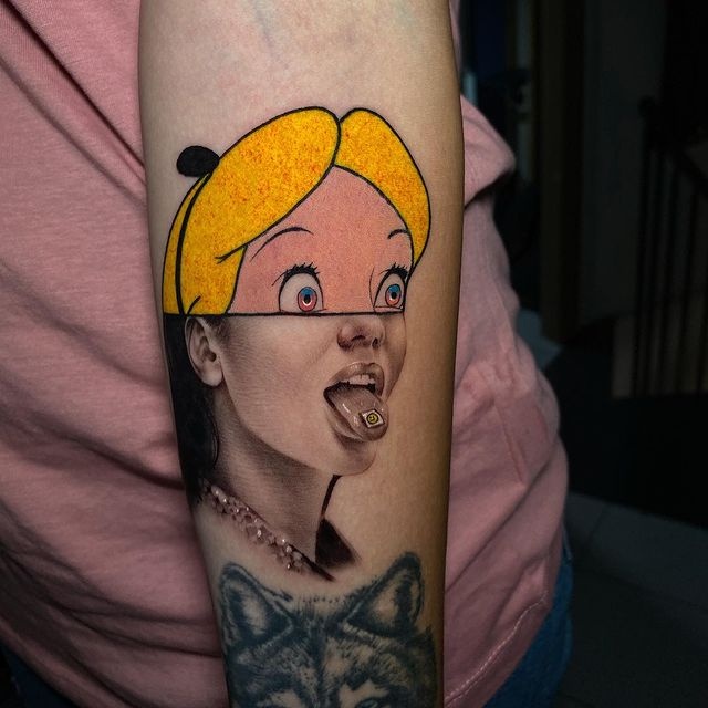 hình xăm mang 2 phong cách ảnh 6 hinh xam mang 2 phong cach anh 6