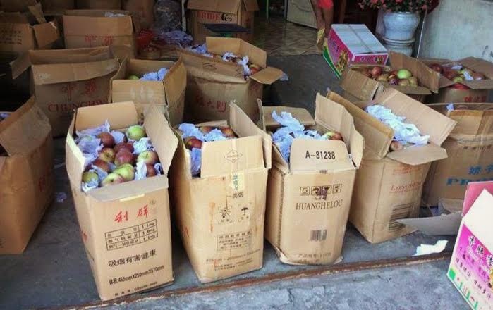 Táo đá Trung Quốc đội lốt Hà Giang ảnh 1 Tao da Trung Quoc doi lot Ha Giang anh 1