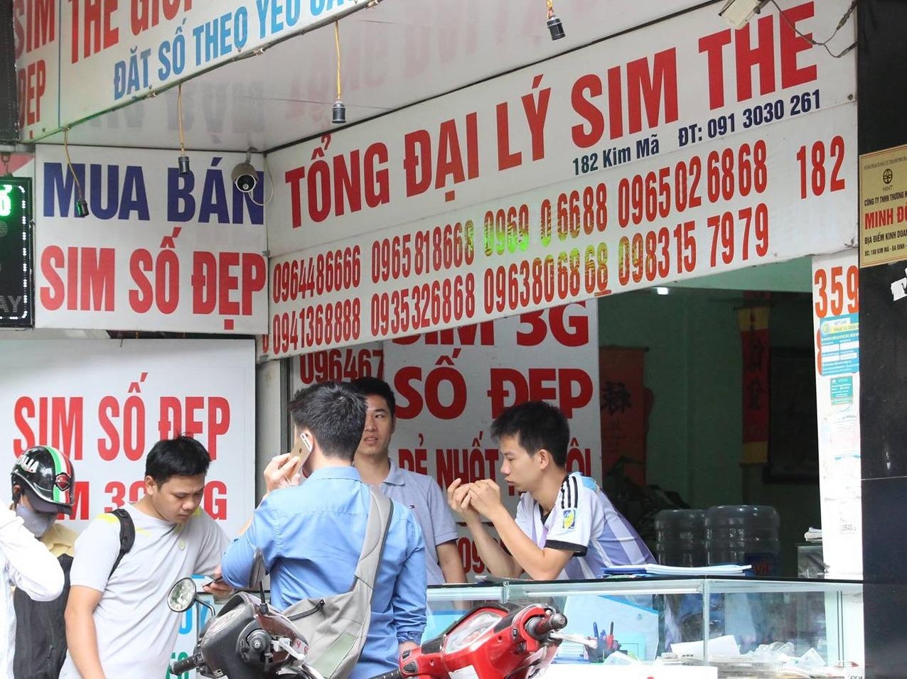 Sim rac vang bong, cua hang e am hinh anh