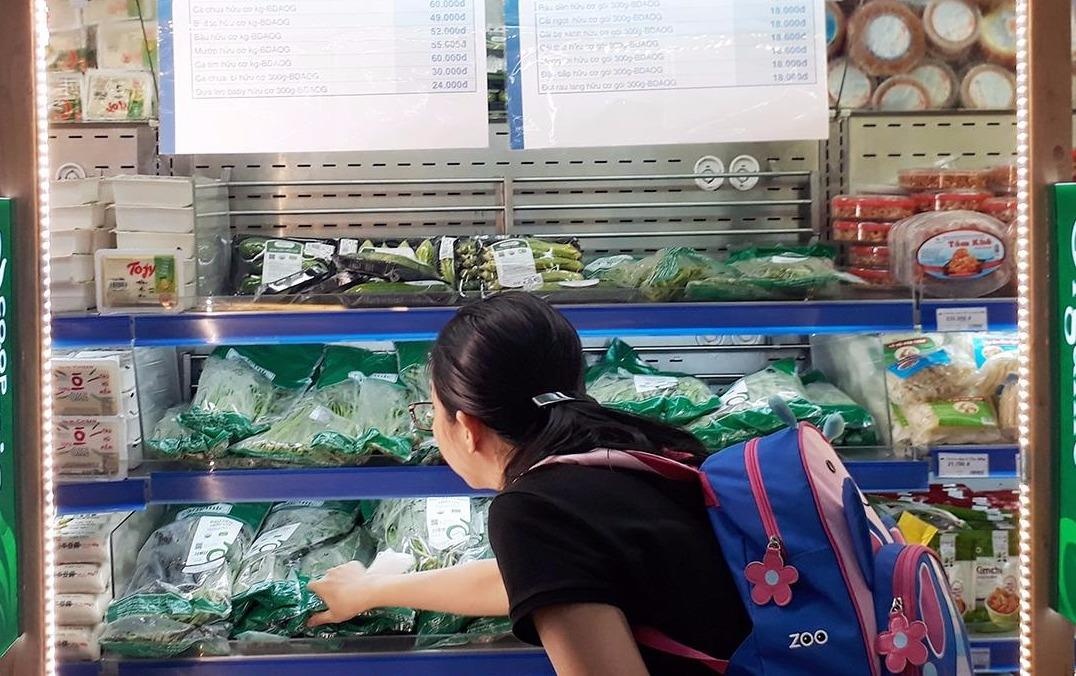 Rau huu co organic gia cao tai Sai Gon anh 1