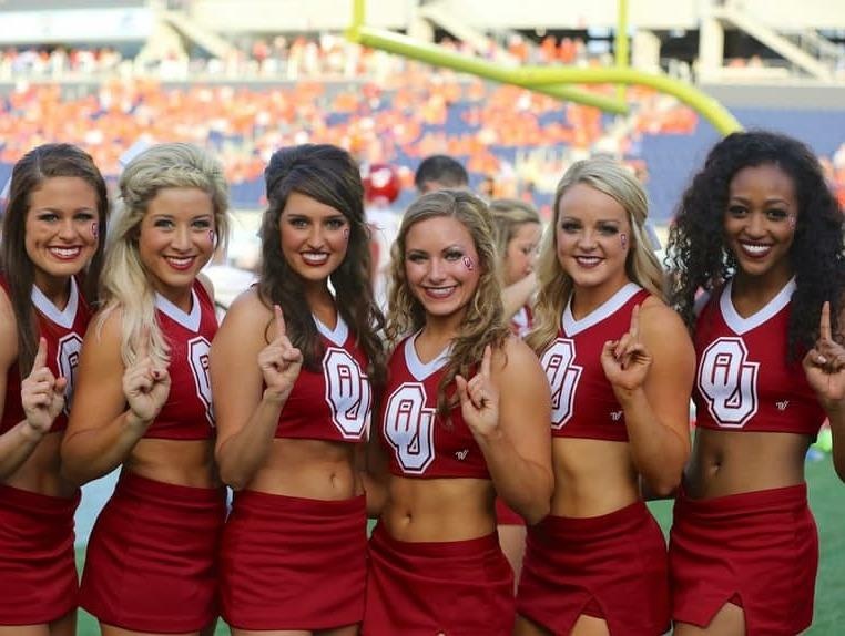 Man trinh dien cua doi co vu Oklahoma Sooners hinh anh