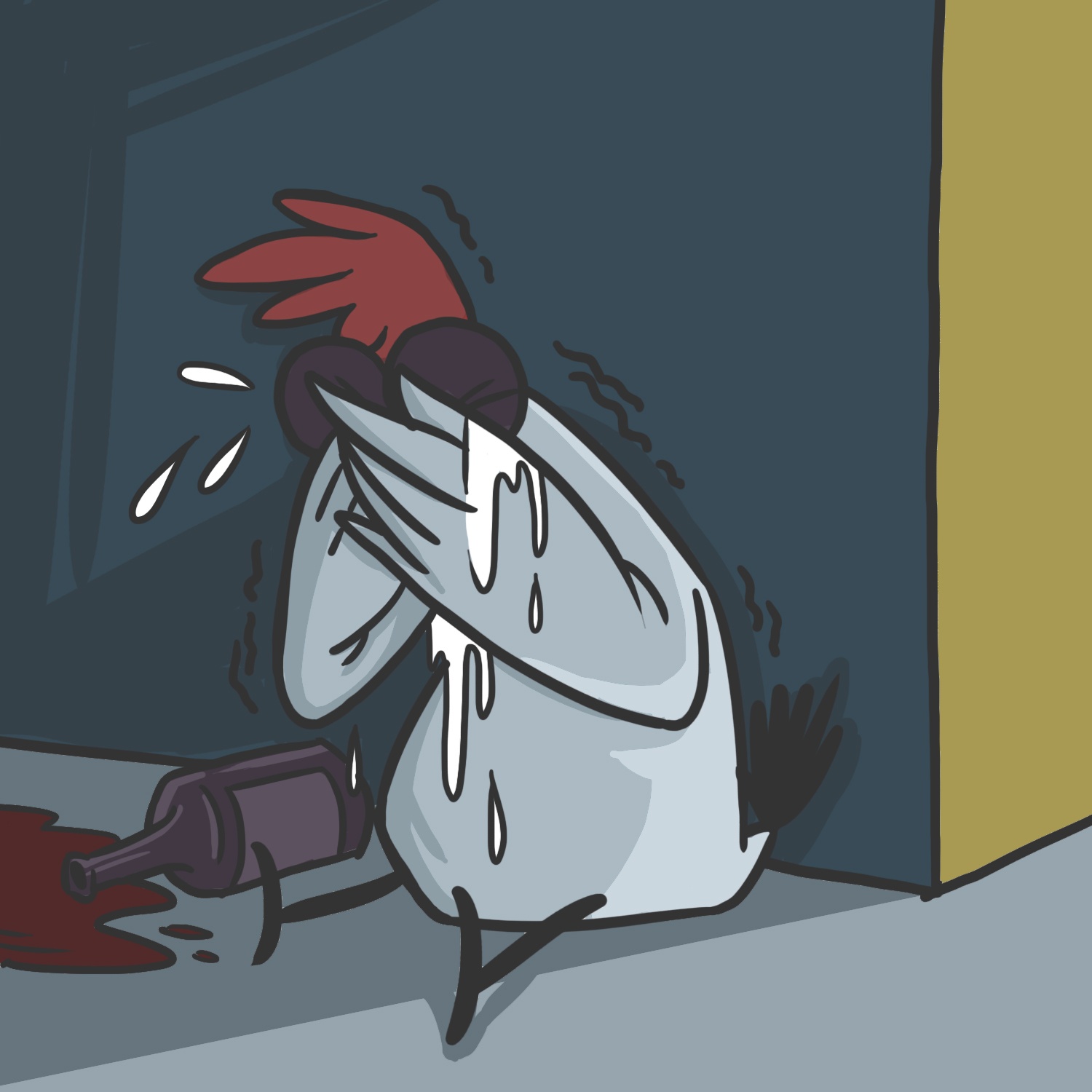 Bo tranh Save the chicken anh 2