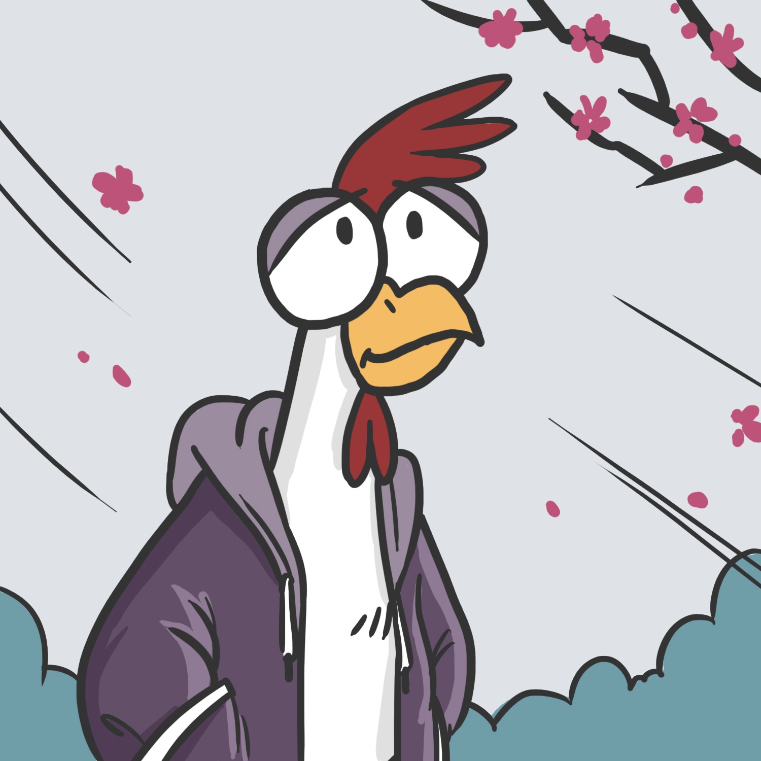 Bo tranh Save the chicken anh 8