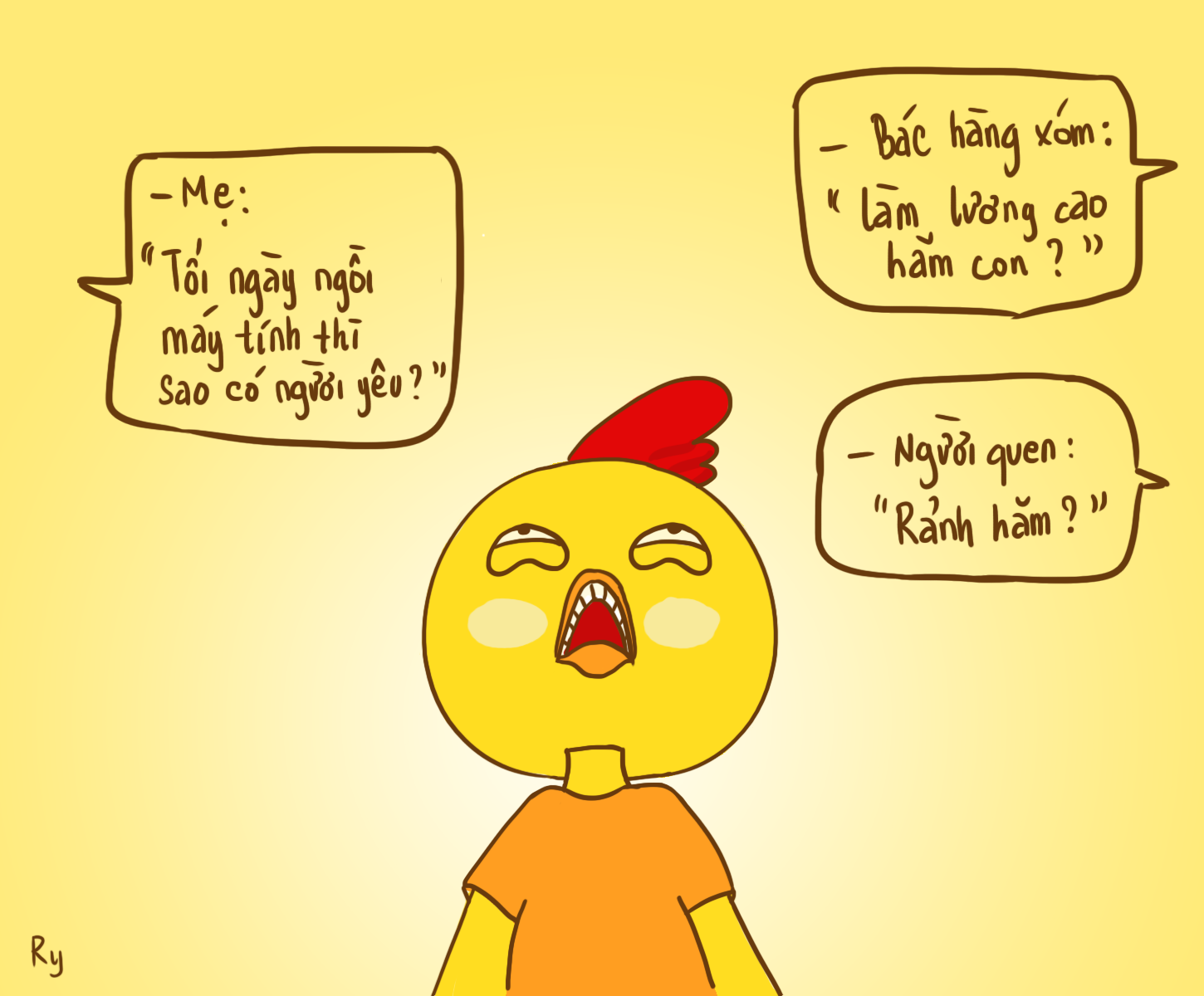 Bo tranh ve ga anh 7