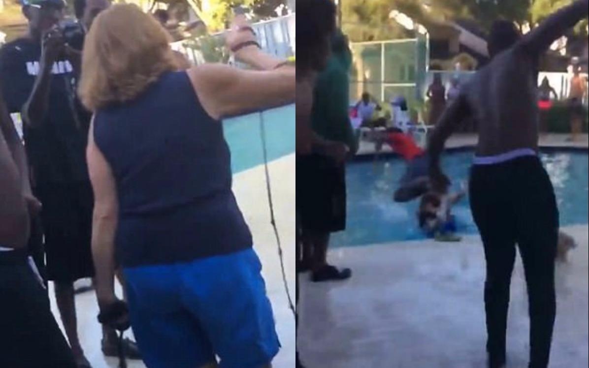 Thanh nien nem nguoi nhac nho nhom minh xuong ho boi hinh anh