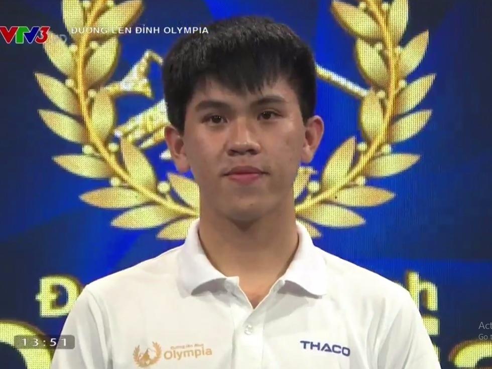 Nam sinh chien thang ngoan muc tai cuoc thi thang Olympia hinh anh