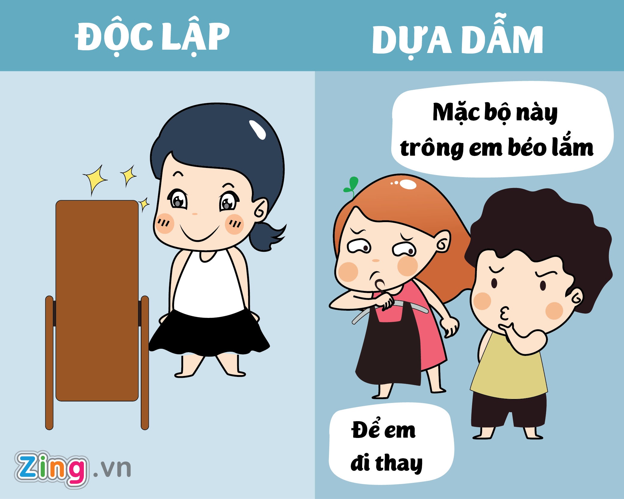 su khac biet giua co gai doc lap va dua dam anh 3