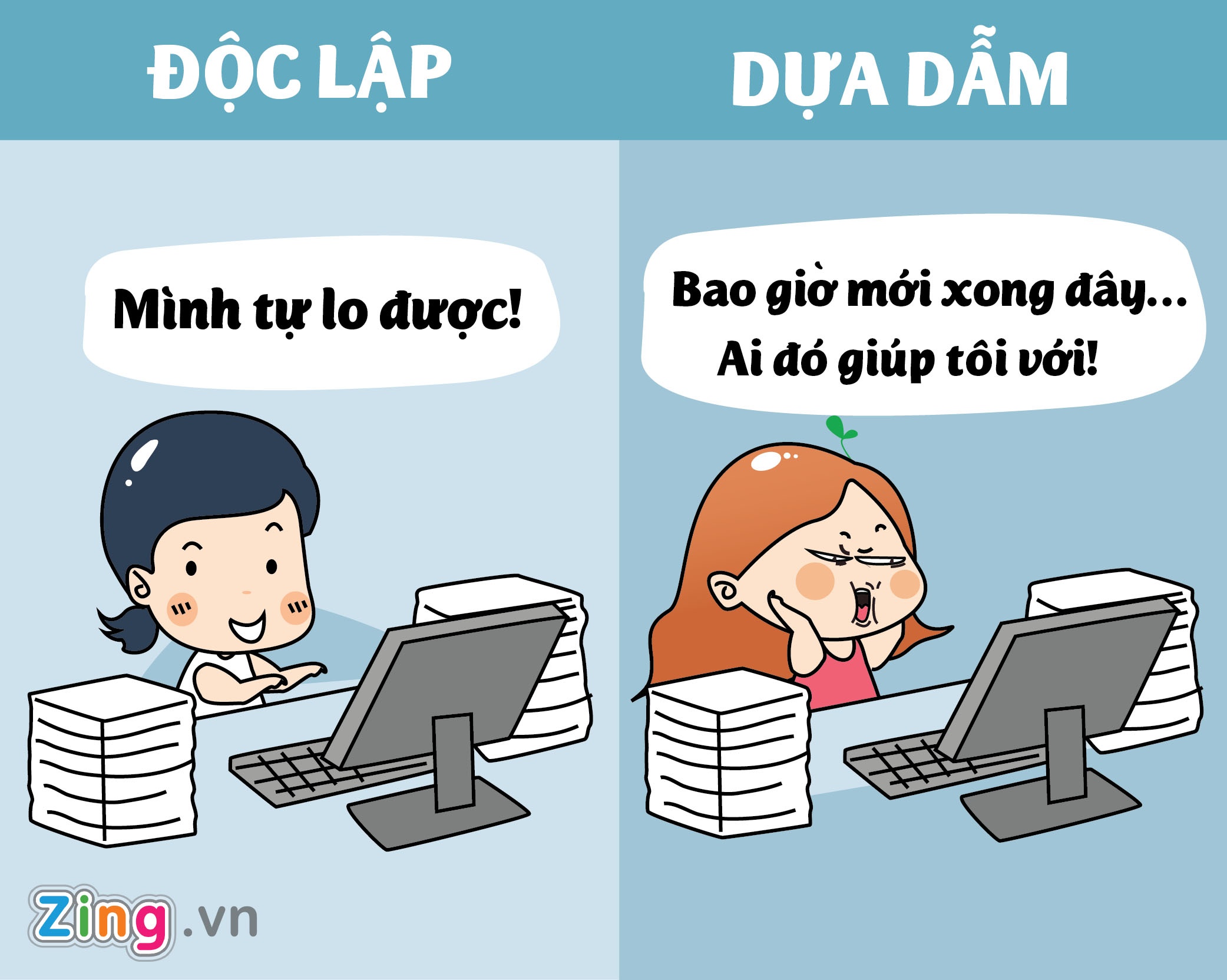 su khac biet giua co gai doc lap va dua dam anh 6