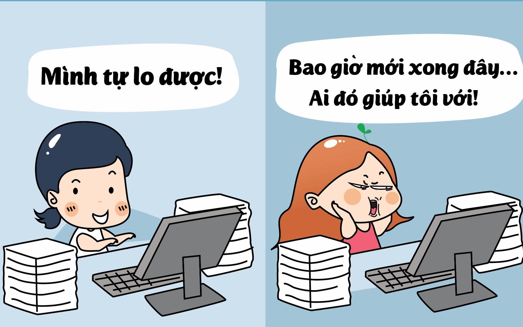 Su khac nhau giua con gai doc lap va chi biet dua dam hinh anh