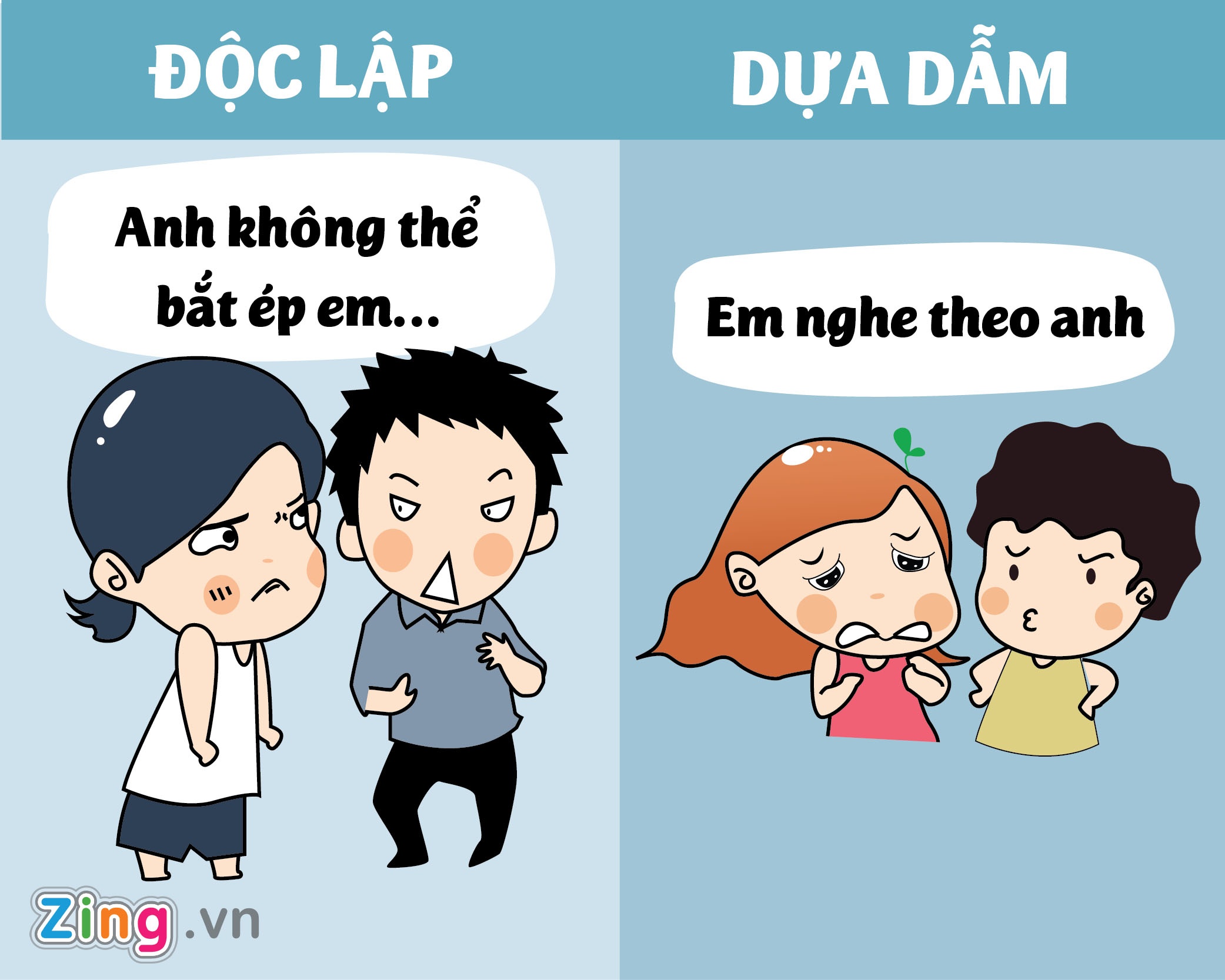 su khac biet giua co gai doc lap va dua dam anh 7