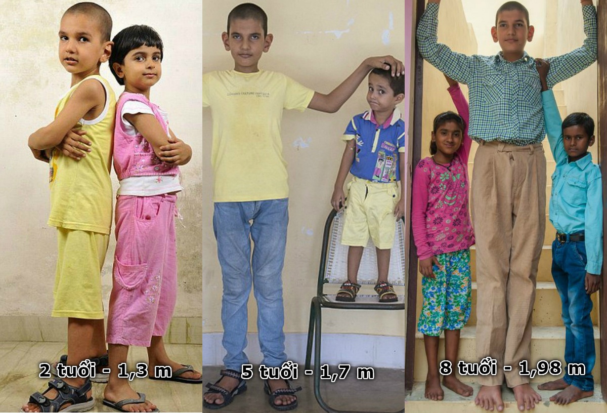 cậu bé 8 tuổi cao 1, 98 m ảnh 1 cau be 8 tuoi cao 1, 98 m anh 1