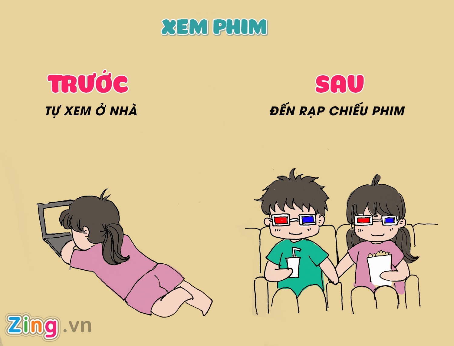 Su thay doi cua con gai truoc va ngay sau khi ‘thoat e’ anh 5