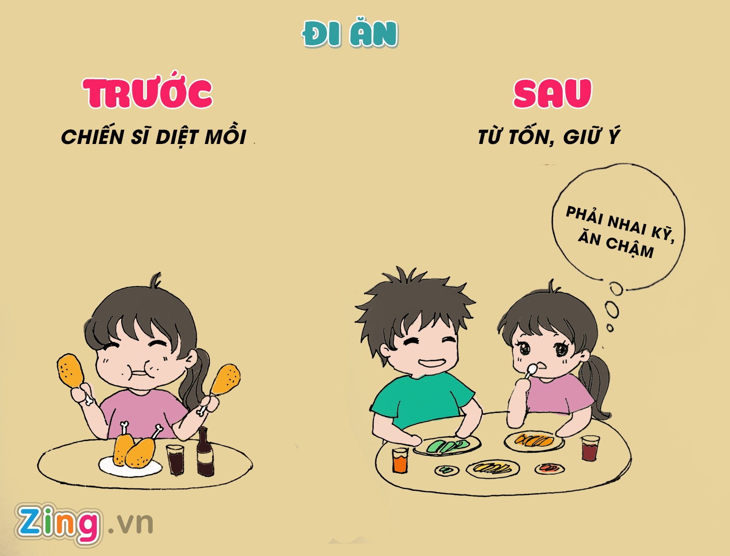 Su thay doi cua con gai truoc va ngay sau khi ‘thoat e’ anh 4