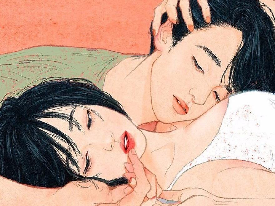 Bo tranh lot ta phut yeu dau cua nhung nguoi mong mo hinh anh