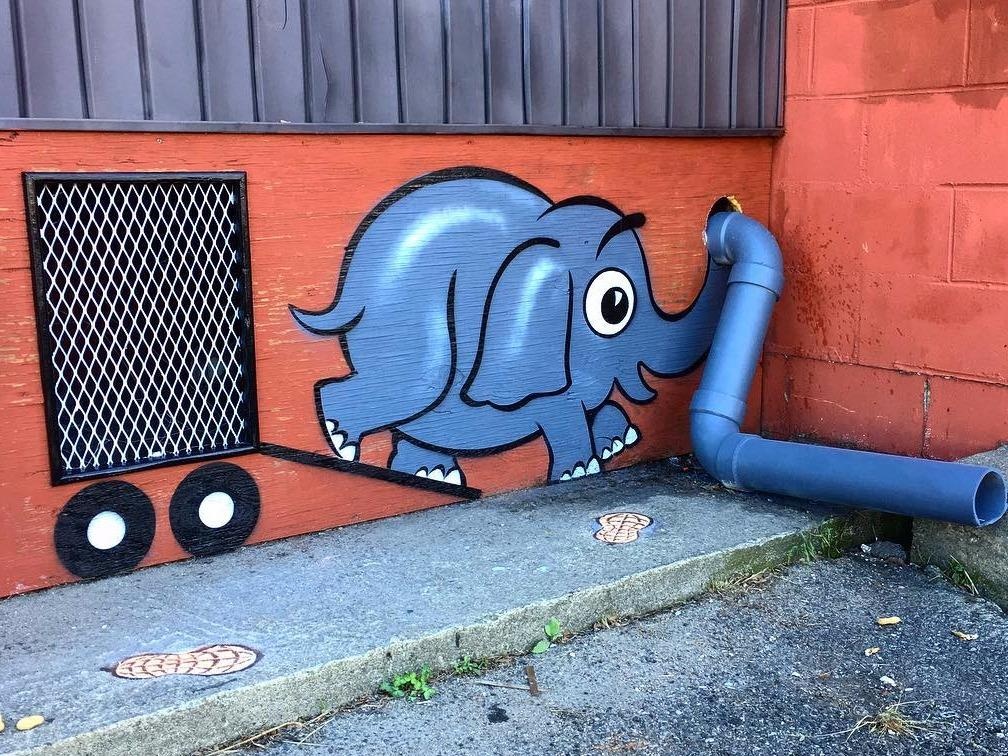 Nam nghe si bien buc tuong xau xi thanh tac pham nghe thuat hinh anh