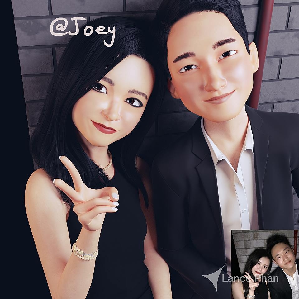 tranh chan dung phien ban hoat hinh anh 5