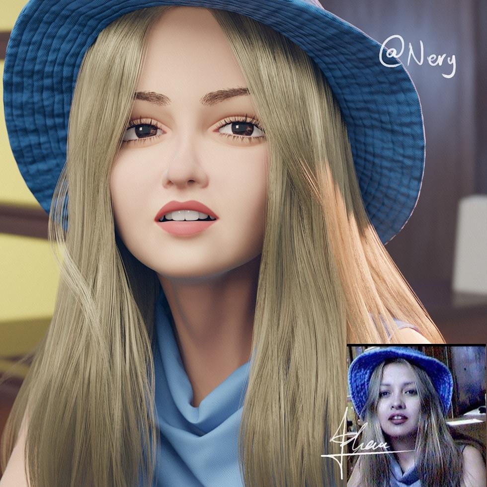 tranh chan dung phien ban hoat hinh anh 1