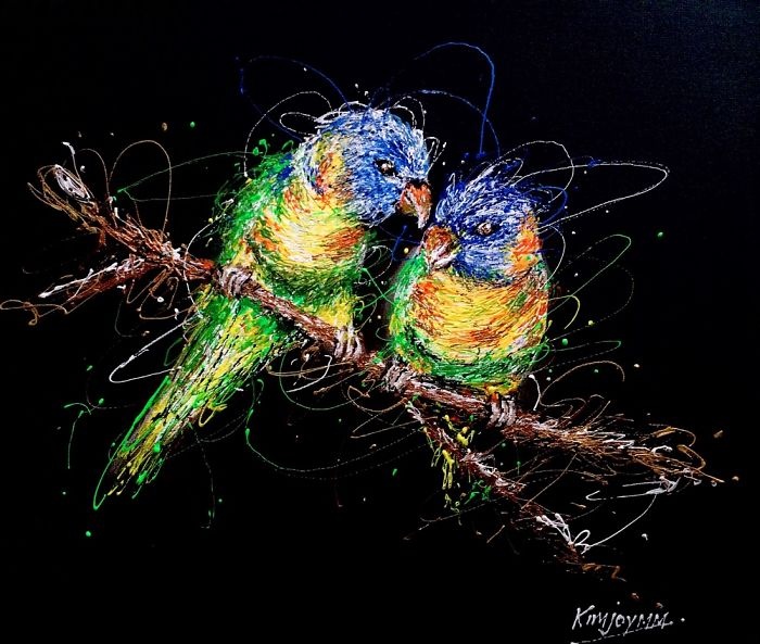 ve tranh bang kim tiem anh 1